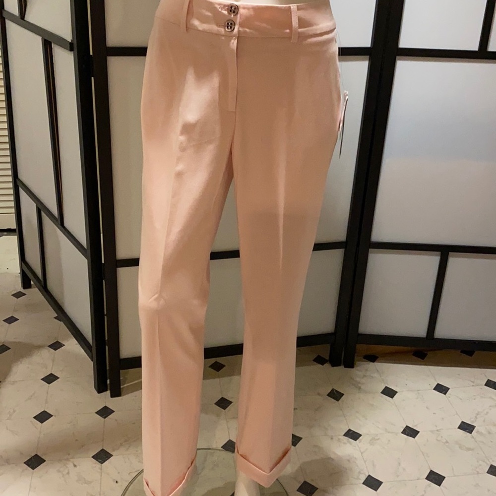 NWT Josephine Chaus ladies pants , size 4, color Rosé mist,